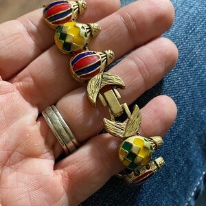 Vintage museum of fine arts hot air balloon bracelet